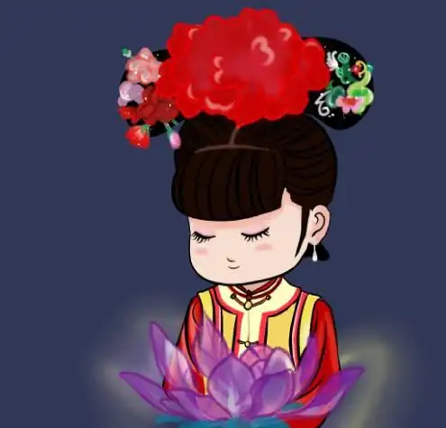 谁能找到海陆在《还珠格格》(饰演紫薇)中的q版图片?