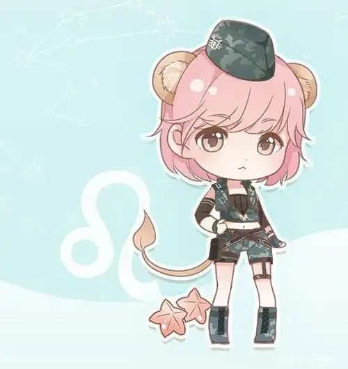 奇迹暖暖十二星座q版人物合集,服装不够,头像来凑!