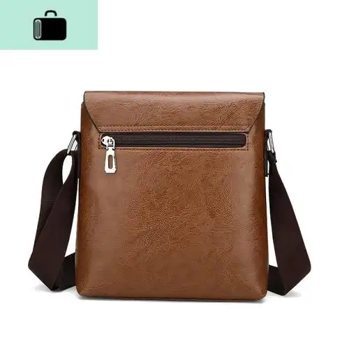 包韩版单肩斜挎休闲商务旅行包男士大容量横款背包newlake男士单肩包