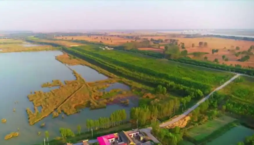 漂亮的陈桥湿地公园