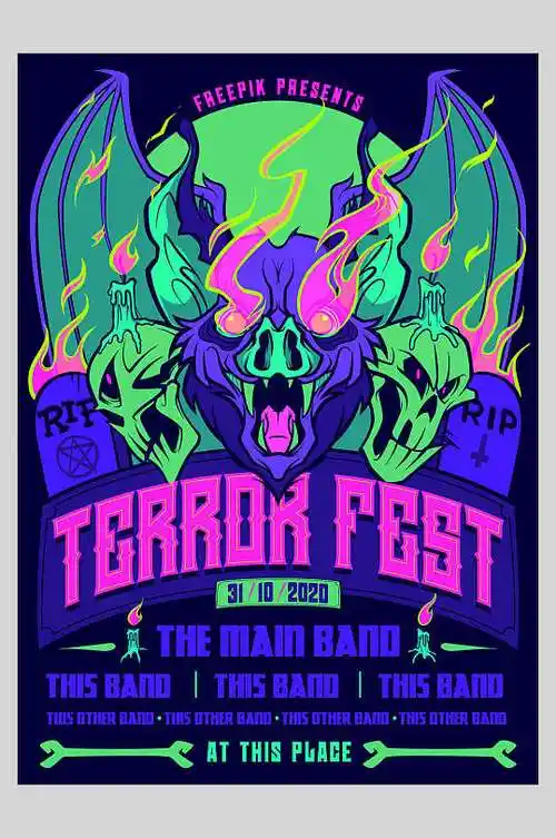 说唱摇滚海报图片-说唱摇滚海报设计素材-说唱摇滚海报模板下载