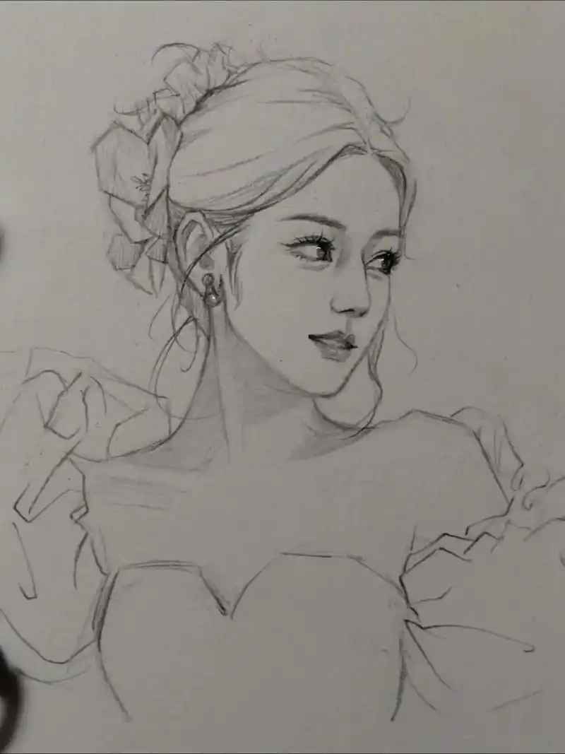 紫罗兰公主💜.猜猜这是谁👀#画画 #手绘 #迪丽热巴 # - 抖音