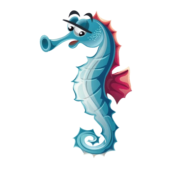 可爱卡通海马