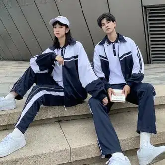 名矜校服套装男女中学生学院风初中生高中生班服春秋季运动会服装外套