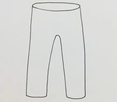 儿童涂色牛仔裤简笔画怎么画 彩色牛仔裤简笔画教学步骤