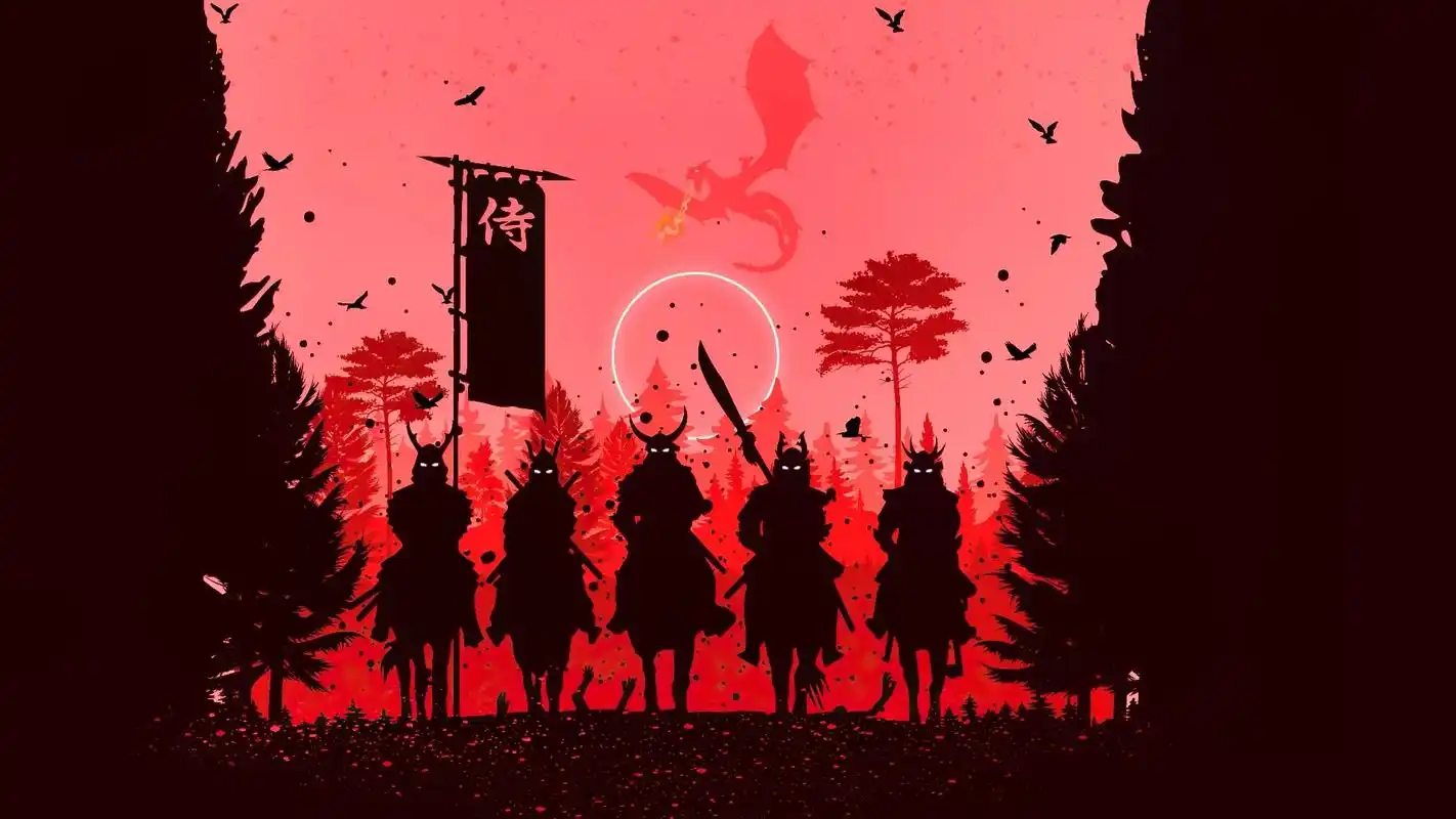 鬼武士.#高清壁纸 #4k壁纸 #总有一款适合你 #动漫 # - 抖音