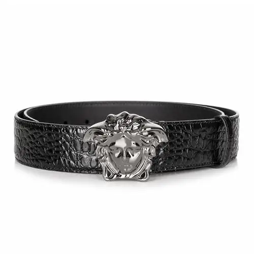 [即刻拍][9.9新]范思哲versace105#男士皮带鳄鱼纹未使用*