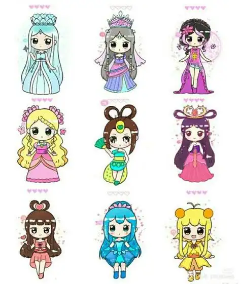 美美时希叶罗丽绘画教程简笔画裙子叶罗丽公主简笔画儿童叶罗丽光仙子