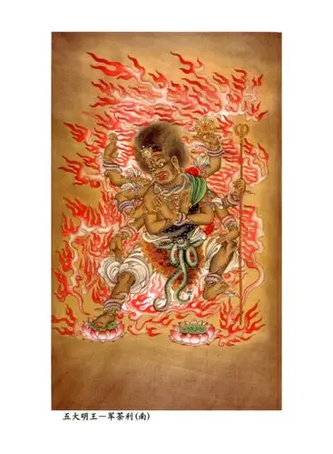 当以观修五方佛 五大明王转烦恼心为智慧火