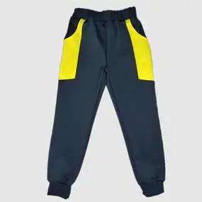 山东中小学生校服裤子春秋男女中性班服儿童园服冬加绒束口收口