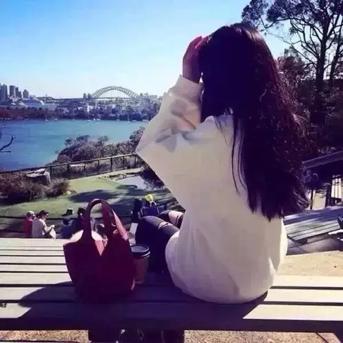 背影,唯美,女生图片