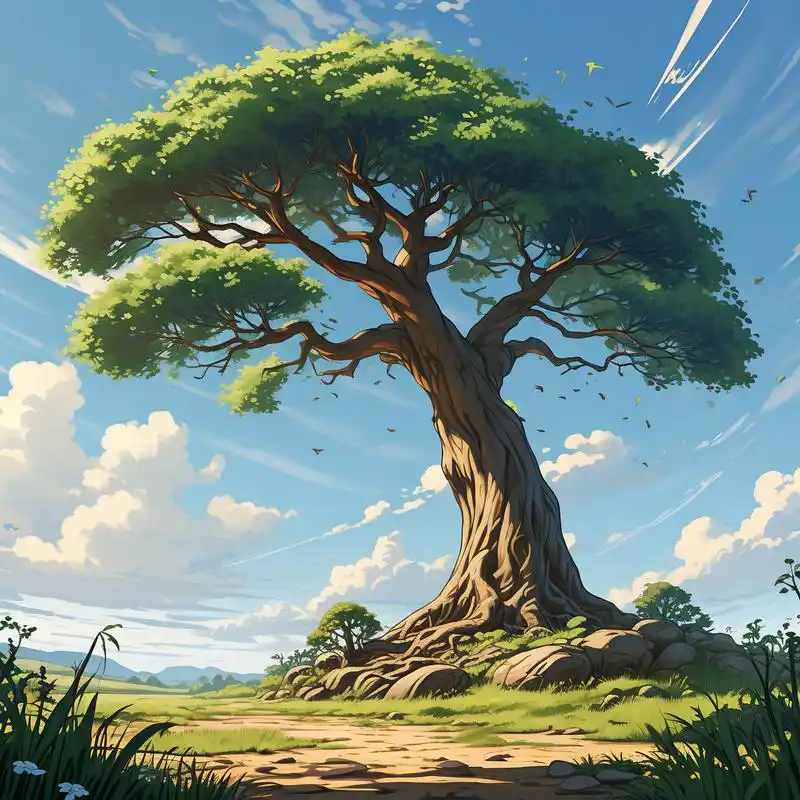 来试试这些以大树为背景的头像吧!