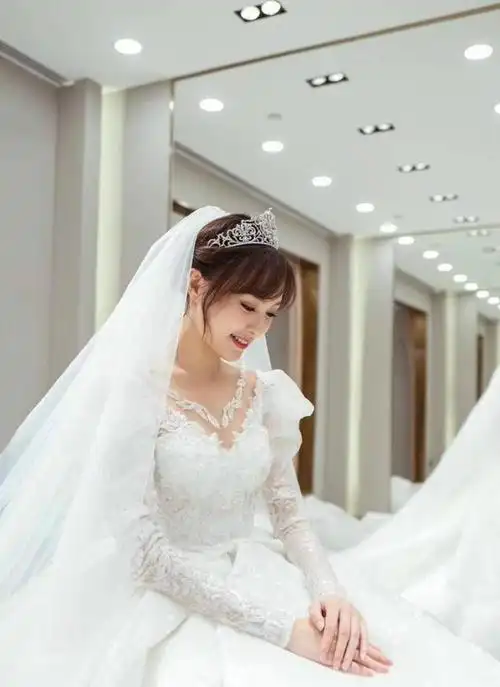 北京婚纱照大全唐嫣的婚礼婚纱这样的美