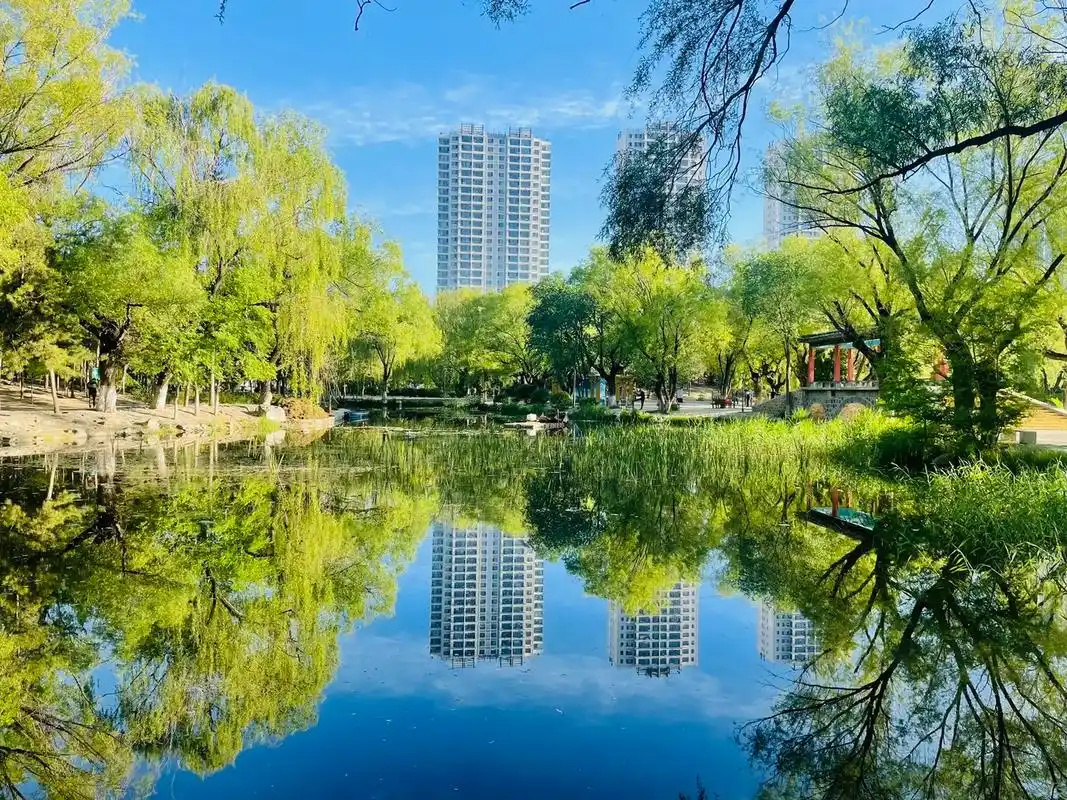 满都海公园#随拍公园美景 #发现身边的美 - 抖音