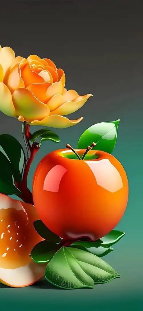 5k壁纸:苹果,平平安安.