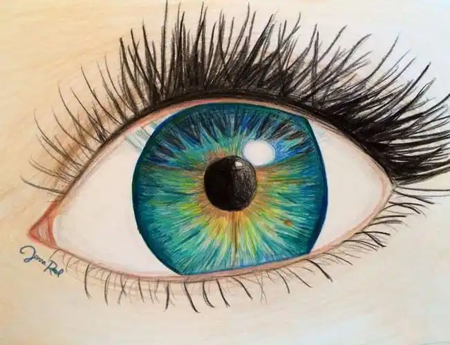 画眼睛的图画47张