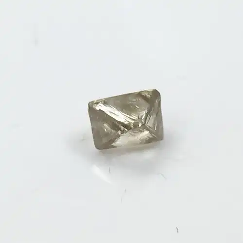 唐秋浅咖色真钻石原石天然金刚石矿物标本教学矿石裸石镶嵌首饰