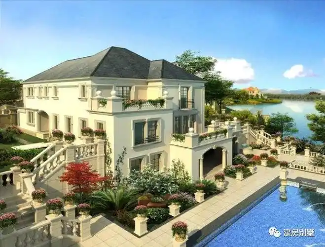 私人庄园别墅图片 三层独栋豪华欧式别墅-图片大观-奇异网