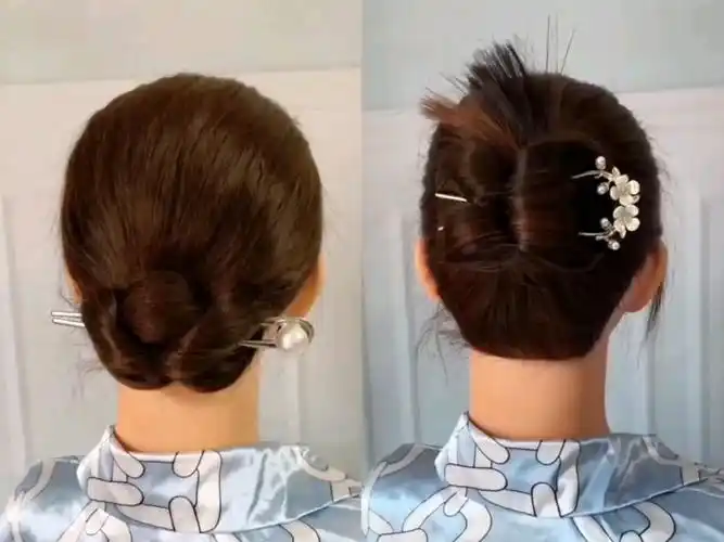 新中式旗袍发型,简单易学又好看