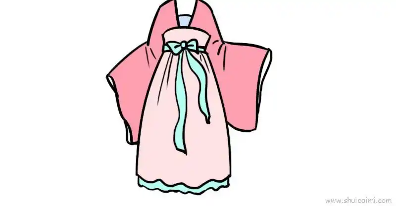 汉服简笔画画法图解
