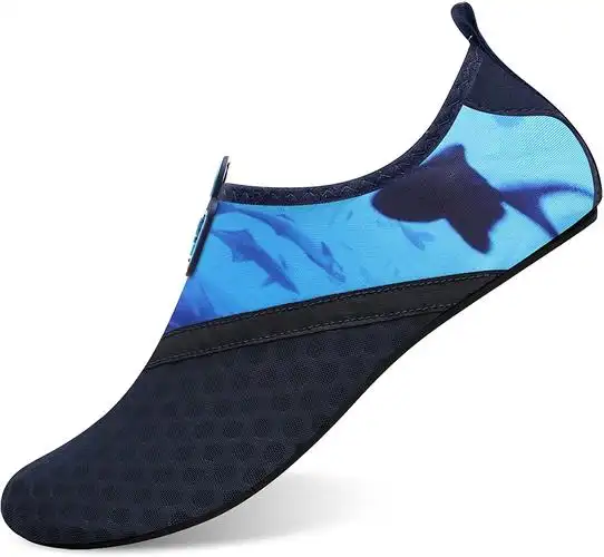 l-run 男式水鞋赤脚 skin 浅绿色 shoes for 潜水冲浪游泳沙滩 yoga