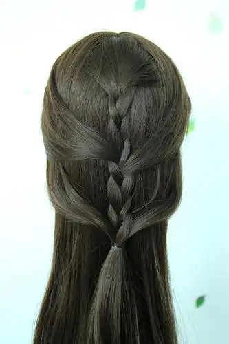 韩式长发编发教程,女神范十足!