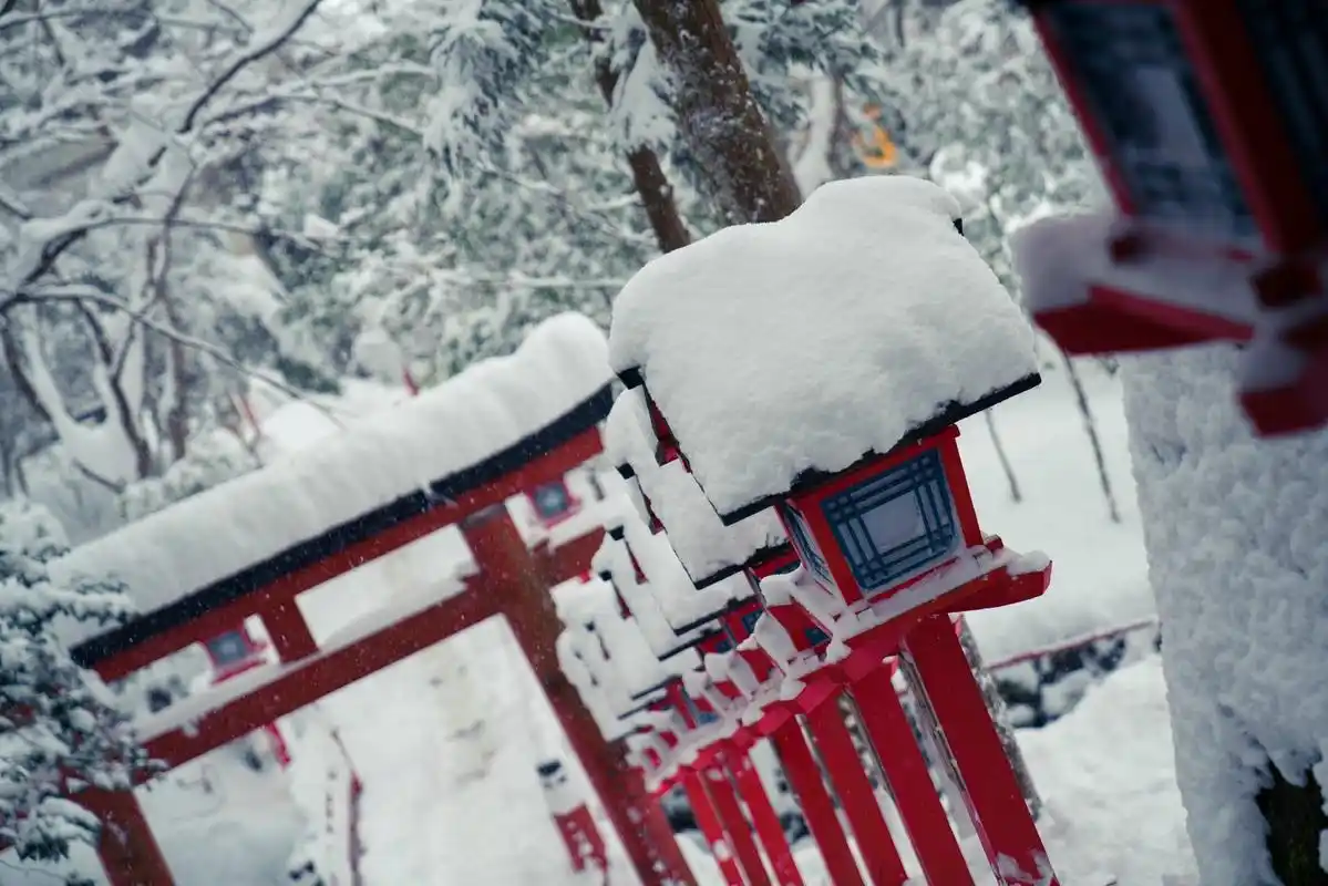 【随拍日本】京都贵船神社雪景