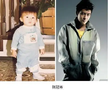 曝!当红明星童年照 佟丽娅陈思诚童年照撞脸