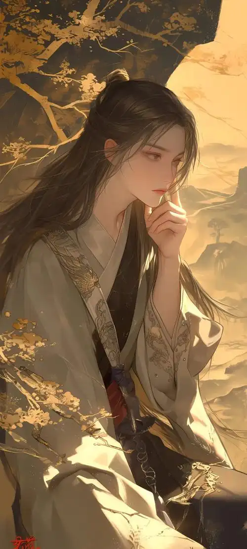 唯美古风帅哥美女壁纸图片高清无水印版