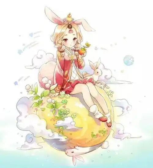 q版动漫超可爱甜点小女孩