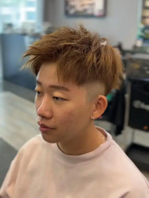 整体自然有型日常好打理,简直懒人福音09#发型  #烟花烫  #男士发型