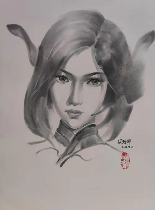 胡列娜插画图片壁纸