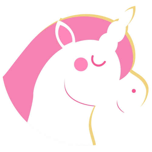 梦幻卡通独角兽彩虹星星云朵可爱气球