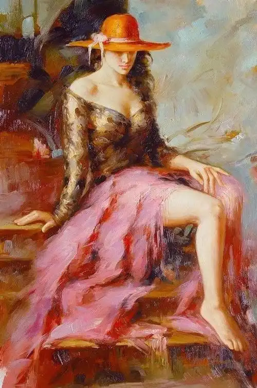 用画笔触摸灵魂深处的感动俄罗斯美女人体油画欣赏