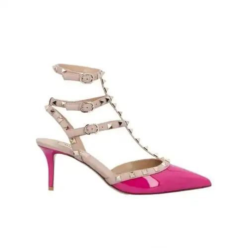 华伦天奴valentino 高跟鞋女士奢侈品尖头高跟鞋 v3t eu-38【图片