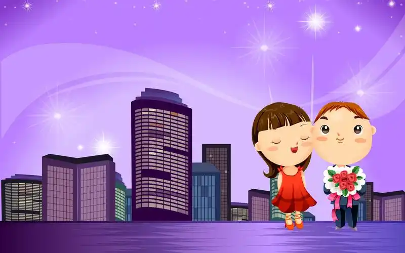 两小无猜的爱情 ,高清图片,电脑桌面-壁纸族