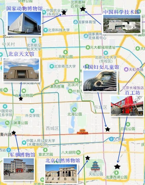 八一带着孩子一起走进军事博物馆