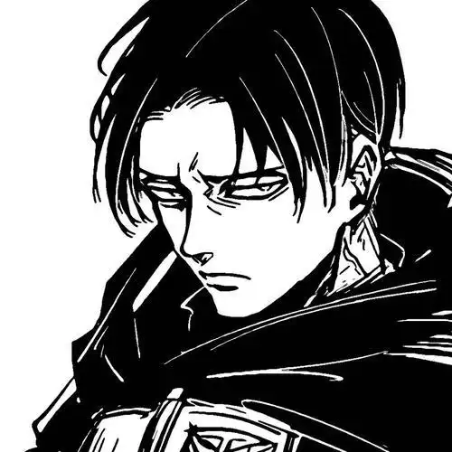 兵长头像 黑白高清