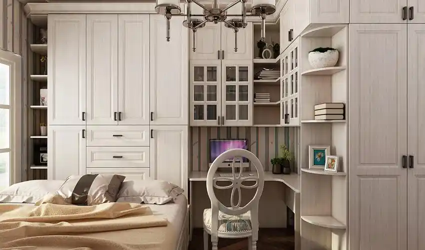 扎心了,你的卧室有我乐橱柜效果图漂亮吗?