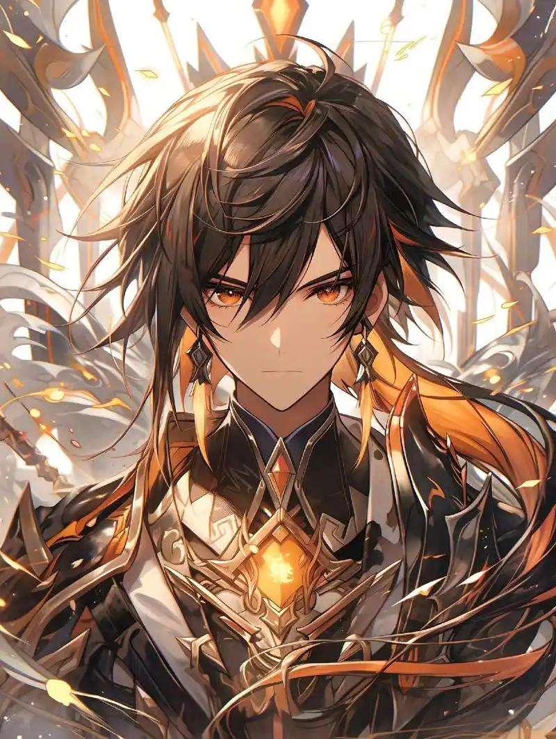 原神‖钟离【回归篇】钟离老爷子太帅了! #原神 #插画 #钟 - 抖音