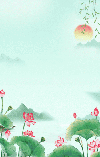 水墨海报背景-图怪兽