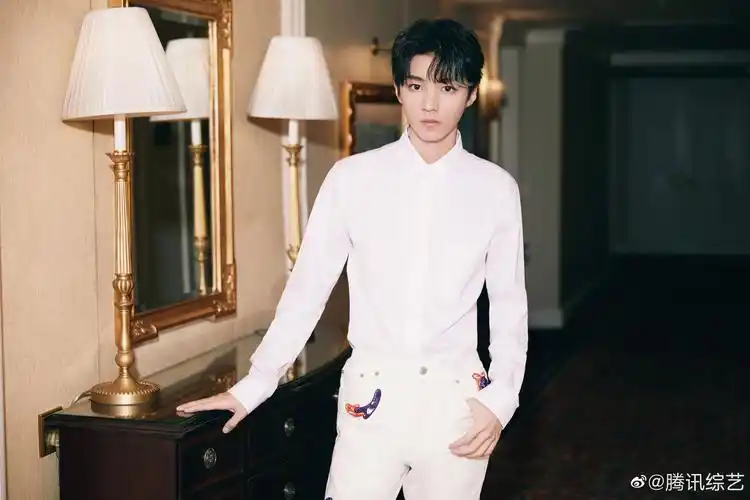 身穿白色系的衬衫长裤,展现高冷疏离的气场…………|王俊凯_新浪新闻