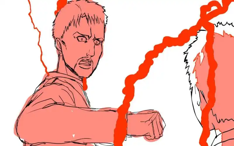 进击的巨人闪电作画