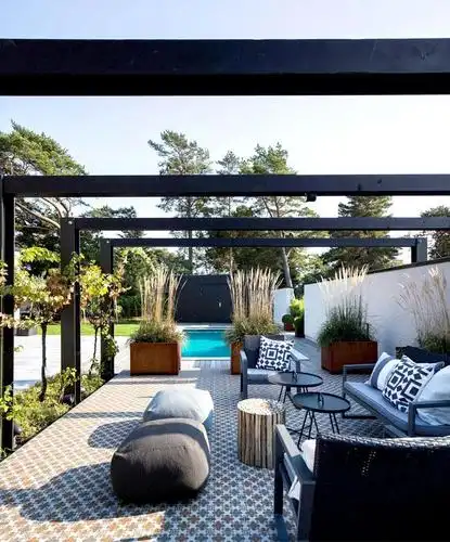 简约风格别墅庭院装修图片效果图大全#537474243