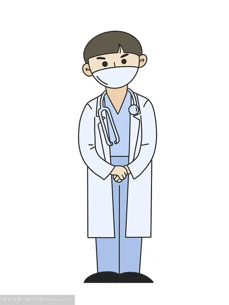 医疗医护人员卡通插画