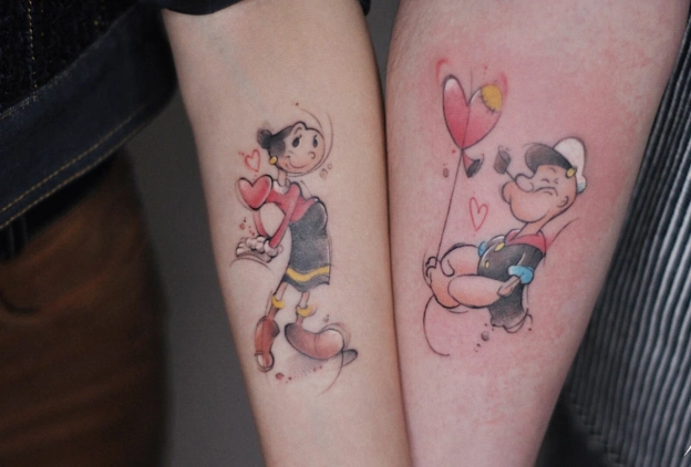 情侣纹身2021新款2021最新情侣纹身图案大全13