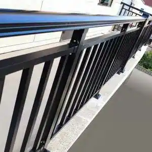 铝艺阳台护栏定做别墅欧式铝合金扶手围栏中式平台栏杆成都厂家.