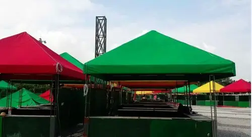 澳门美食节帐篷展销会篷房五彩摊位帐篷定做拼接帐篷