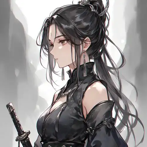 暗黑系头像女👑高冷动漫古风