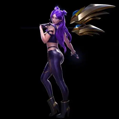 袁同学学员作品-kda女团成员卡莎